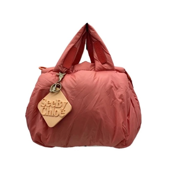 See By Chloe Handbags - See By Chloe Coral Tote Bag